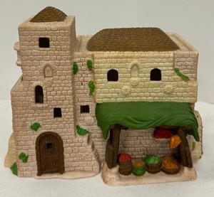 lot 111 image: (3) Department 56 Little Town of Bethlehem Series Buildings