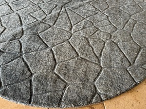 lot 127 image: Hand Made Circular Area Rug