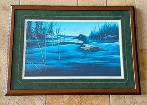 lot 152 image: Framed Kevin Daneil Loon Print