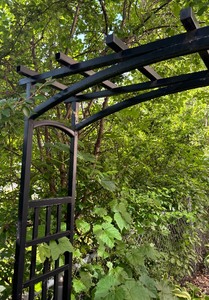 lot 13 image: Beautiful Black Metal Trellis