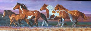 lot 144 image: Mane Attraction Horse Decorative Wall Hanging