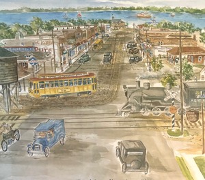 lot 169 image: Excelsior, Mn Circa 1930 Signed Limited Edition Artists Proof Print