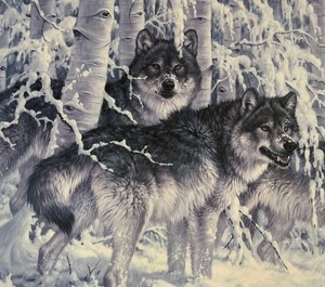 lot 219 image: Crystal Forest Print by Larry Fanning