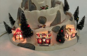 lot 223 image: Mr. Christmas Winter Wonderland Holiday Hill Illuminated Figurine