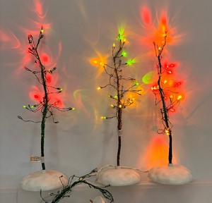 lot 225 image: Bin of Department 56 Illuminated Trees