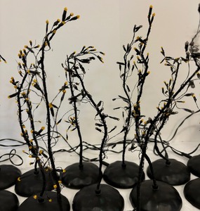 lot 229 image: 13 Department 56 Battery Operated Illuminated Trees