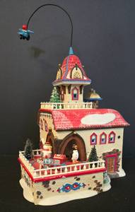 lot 199 image: Festive Department 56 North Pole Series Holiday Decor
