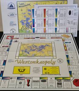 lot 201 image: Unique Westonka Monopoly Game