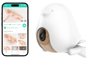 lot 3 image: CuboAi Plus Smart Baby Monitor Sleep Safety Alerts for Covered Face