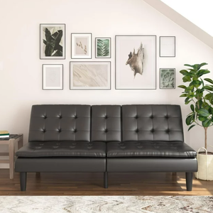lot 12 image: Mainstays Memory Foam Futon with Cupholder and USB