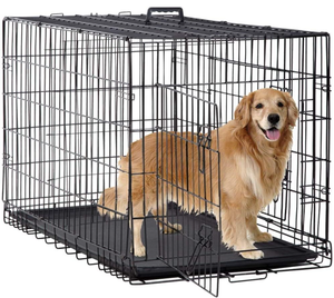 lot 74 image: BestPet Dog Crates for Large Dogs Folding Mental Wire Crates