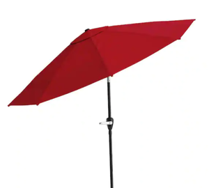 lot 113 image: Pure Garden Aluminum Outdoor Patio Umbrella with Auto Tilt