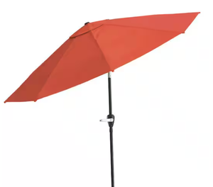 lot 114 image: Pure Garden Aluminum Outdoor Patio Umbrella with Auto Tilt
