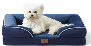 lot 180 image: Bedsure Orthopedic Dog Bed for Medium Dogs - Waterproof Dog Sofa Beds Medium