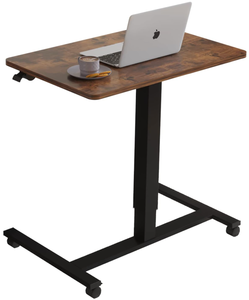 lot 194 image: Mobile Standing Desk Height Adjustable Sit to Stand Table