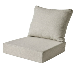 lot 224 image: 2PCS Better Homes & Gardens Beige Outdoor Deep Seat Cushion Set