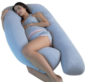 lot 246 image: Pharmedoc Pregnancy Pillows, U-Shape Full Body Pillow