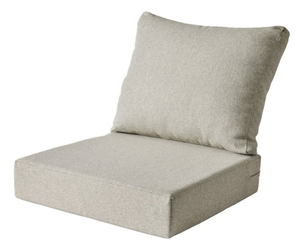lot 261 image: 2PCS Better Homes & Gardens Beige Outdoor Deep Seat Cushion Set
