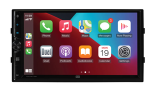 lot 292 image: Dual Electronics XDCPA73W 7, Car Stereo, Double DIN Wireless Apple CarPlay, Android