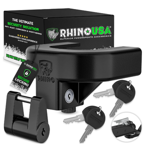 lot 299 image: Rhino USA Trailer Hitch Coupler Lock Kit