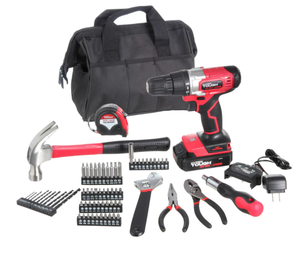 lot 465 image: 70PCS Hyper Tough 20V Max 38-in. Cordless Drill