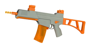 lot 481 image: SplatRBall Full and Semi Auto Electric Rechargeable Soft Water Bead Gel Ball Blaster Kit