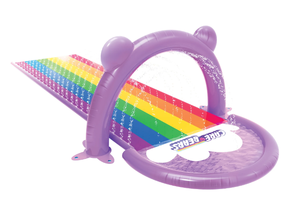 lot 318 image: Care Bears Sprinkler Dual Lane Water Slide for Age Group 4 and up