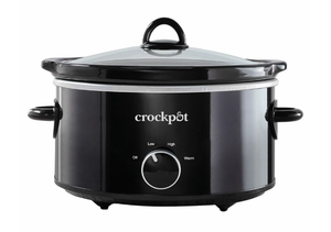 lot 319 image: Crock-Pot 4-Quart Classic Slow Cooker, Black