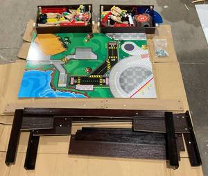 lot 303 image: KidKraft Metropolis Wooden Train Set and Train Table with 100 Accessories