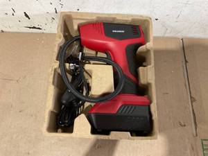 lot 352 image: Bullseye Air Inflator Air Compressor Tire Inflator Car Auto Tire Pump Portable with Digital Pressure Gauge