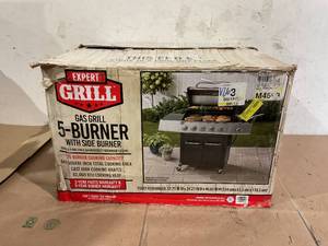lot 87 image: Expert Grill 5 Burner Propane Gas Grill with Side Burner