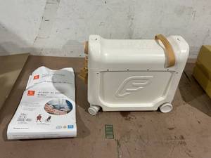lot 131 image: JetKids by Stokke BedBox, Kids Ride-On Suitcase & in-Flight Bed