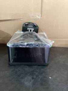 lot 455 image: Chefman 4.5L Deep Fryer, XL Capacity, Adjustable Temperature & Timer - Black Stainless Steel, New
