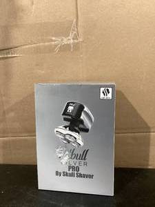 lot 252 image: Skull Shaver Pitbull Silver PRO Electric Head Shaver for Men