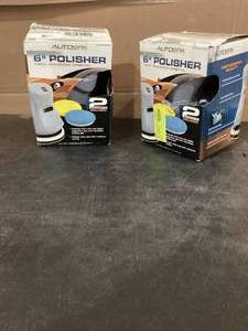 lot 263 image: LOT OF 2 Auto Spa 6 Random Orbital Car Surface Polisher with Bonus Bonnets