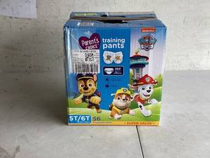 lot 446 image: Parents Choice Paw Patrol Training Pants for Boys, 5T6T, 56 Count