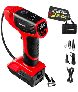 lot 387 image: Bullseye Pro Digital Tire Inflator ASON TV Car Tire Air Pump Compressor Automatic