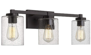 lot 503 image: Beionxii Bathroom Vanity Lights, 3-Light Vintage Wall Sconce Light Fixtures