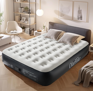 lot 545 image: Queen Size OlarHike Air Mattress with Built in Pump,Inflatable Blow Up Airbed with Storage Bag