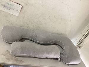 lot 560 image: Pharmedoc Pregnancy Pillows, U-Shape Full Body Pillow -Removable Air White - Pregnancy Pillows for Sleeping