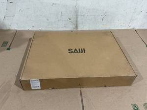 lot 542 image: SAIJI Laptop Bed Tray Table, Adjustable PVC Leather Laptop Bed Table