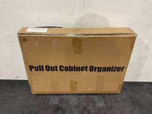 lot 591 image: Black Pull out Cabniet