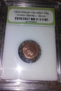 lot 31 image: Constantine Roman Coin Roman Empire 330 AD.