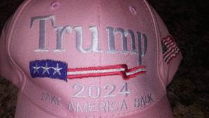 lot 34 image: 2024 Trump Cap, Embroidered. Take America Back.