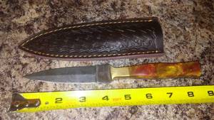 lot 38 image: Knife With Sheath.