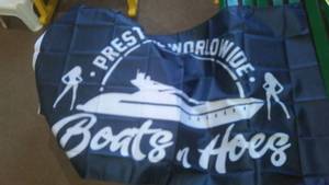 lot 49 image: Prestige Worldwide Boats N Hoes. Flag 3 X 5 Polyester.