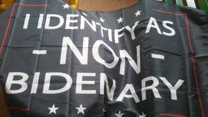 lot 187 image: Trump Flag 3x5 Polyester Non-Bidenary.