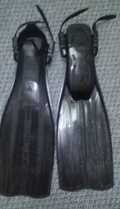 lot 168 image: Cressi Professional Swim Dive Fins, Flippers.