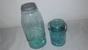 lot 176 image: Antique Canning Jars Ball And Mason