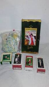 lot 270 image: Holiday Voyage Barbie, Barbie Ornaments, and  Patterns.